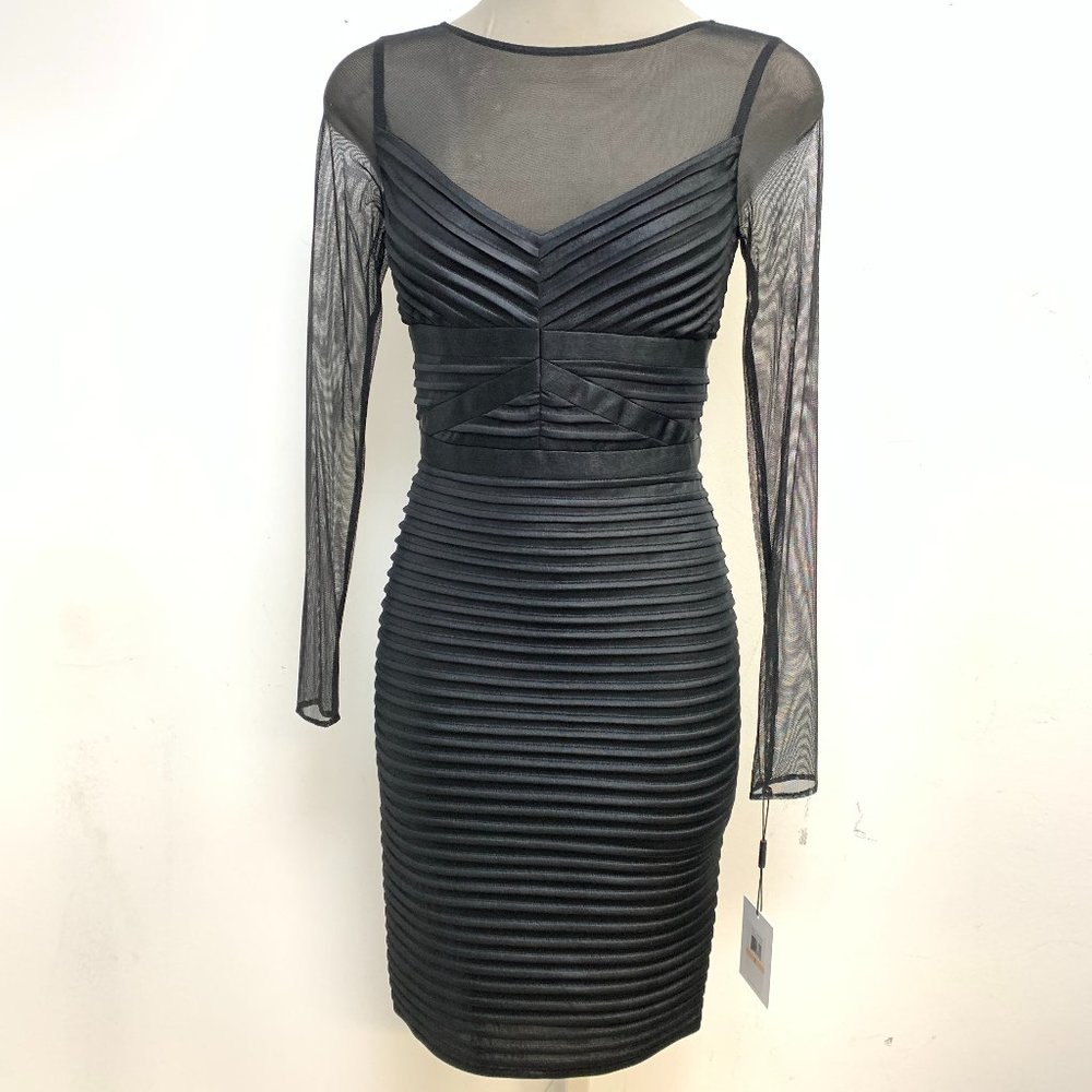NEW CALVIN KLEIN FORMAL BLACK TIE COCKTAIL SHEATH DRESS